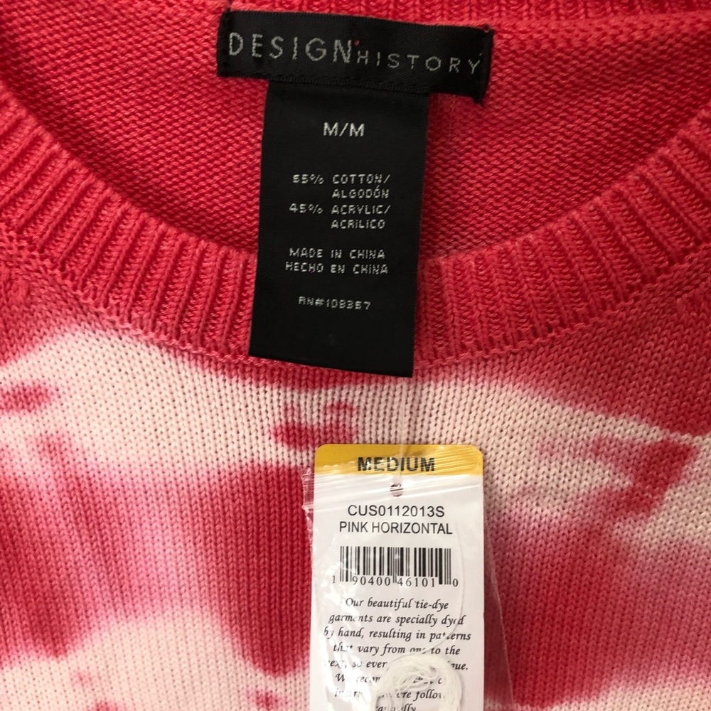 Design History Tie Dye Sweater Size M - Picture 5 of 9